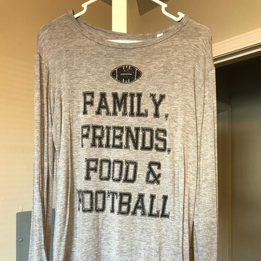 Long sleeve football shirt